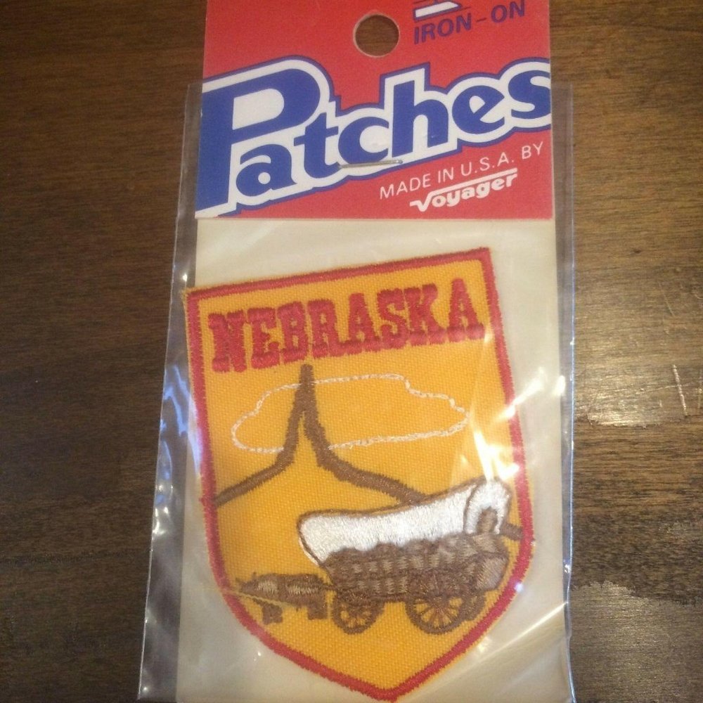 VINTAGE PATCH NEW IN PACKAGE NEBRASKA
